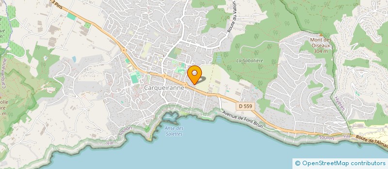 localisation de l'entreprise SCI DE LA COUTURE  CARQUEIRANNE