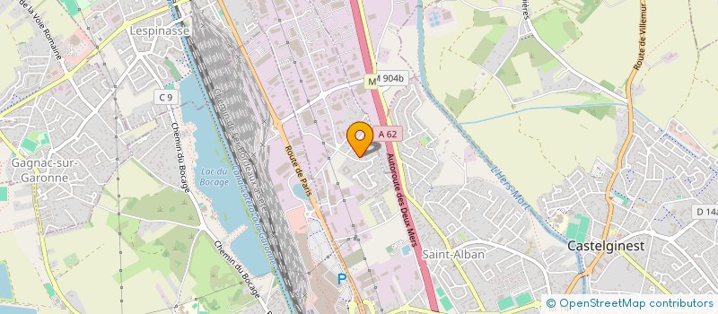 localisation de l'entreprise SCI DE LA CRABE à SAINT-ALBAN