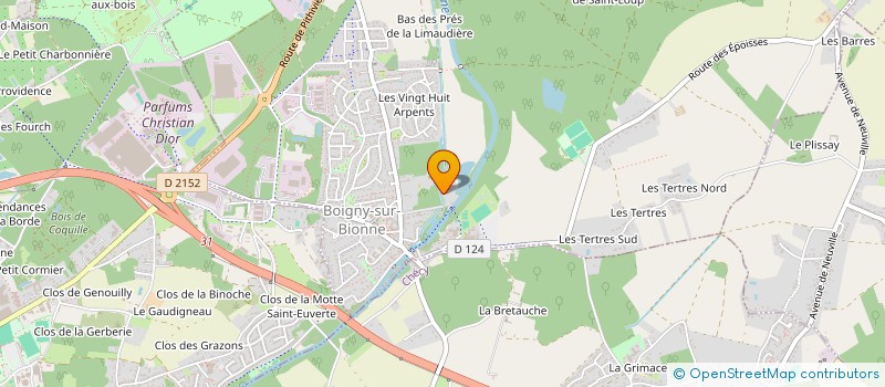 localisation de l'entreprise SCI DE LA CRECHE à BOIGNY-SUR-BIONNE