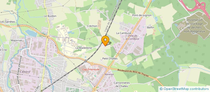 localisation de l'entreprise SCI DE LA CRECHE  BOURG-EN-BRESSE