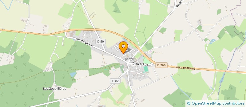 localisation de l'entreprise SCI DE LA CREMAILLERE  LOIRE-AUTHION