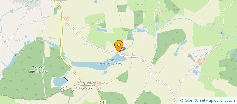 localisation de l'entreprise SCI DE LA CRESSONNIERE à BECON-LES-GRANITS