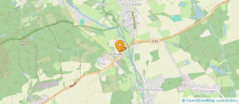 localisation de l'entreprise SCI DE LA CROISEE à MENONCOURT