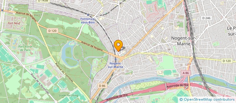 localisation de l'entreprise SCI DE LA CROISETTE à NOGENT-SUR-MARNE