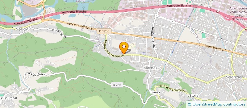 localisation de l'entreprise SCI DE LA CROISETTE  MARNAZ