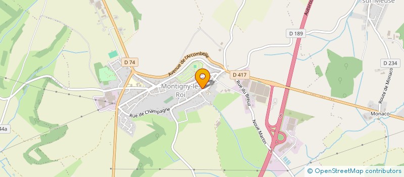 localisation de l'entreprise SCI DE LA CROISOTTE à VAL-DE-MEUSE