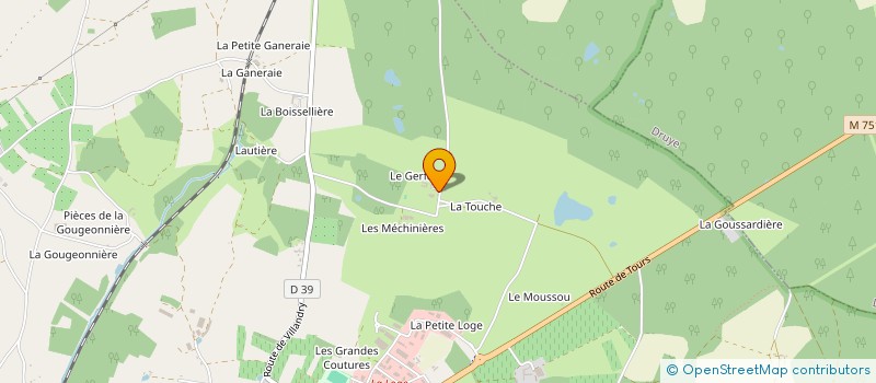 localisation de l'entreprise SCI DE LA CROIX à AZAY-LE-RIDEAU