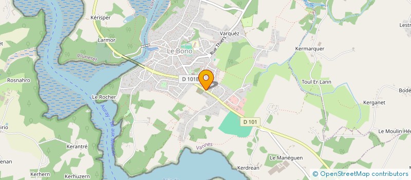 localisation de l'entreprise SCI DE LA CROIX  LE BONO