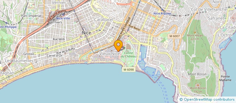 localisation de l'entreprise SCI DE LA CROIX à NICE