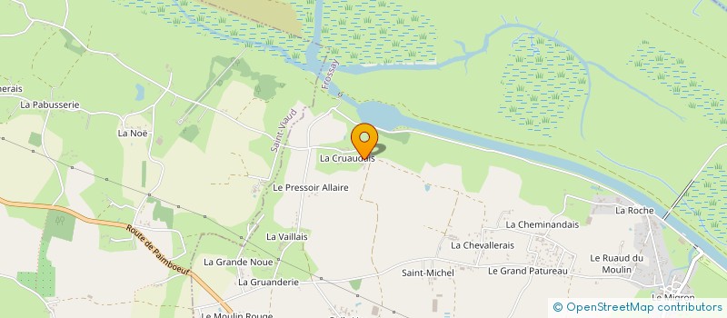 localisation de l'entreprise SCI DE LA CROIX  FROSSAY