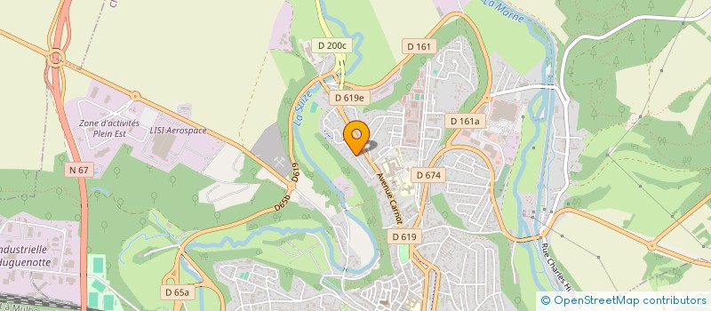 localisation de l'entreprise SCI DE LA CROIX à CHAUMONT