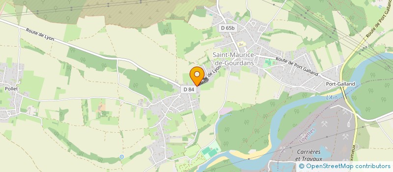 localisation de l'entreprise SCI DE LA CROIX  SAINT-MAURICE-DE-GOURDANS