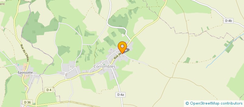 localisation de l'entreprise SCI DE LA CROIX  MONTBERTHAULT