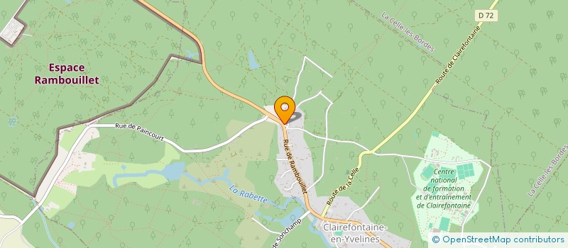 localisation de l'entreprise SCI DE LA CROIX  CLAIREFONTAINE-EN-YVELINES