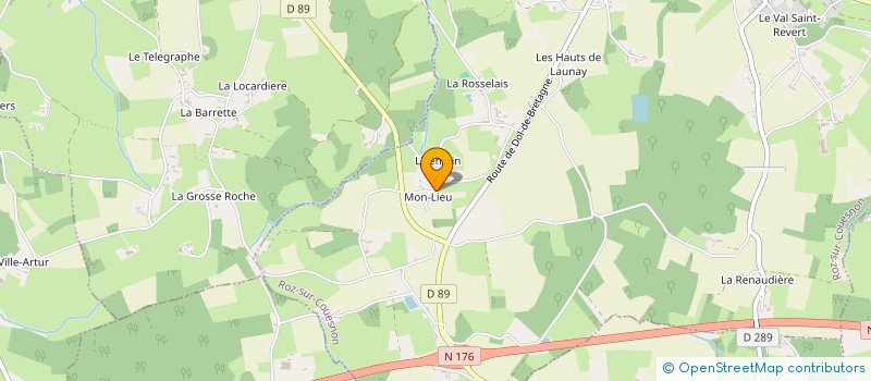 localisation de l'entreprise SCI DE LA CROIX BELHOMME  ROZ-SUR-COUESNON