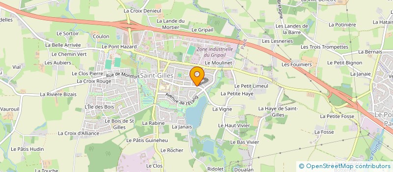 localisation de l'entreprise SCI DE LA CROIX BIENVENUE à SAINT-GILLES