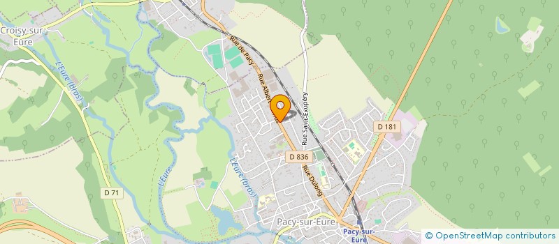 localisation de l'entreprise SCI DE LA CROIX BLANCHE  PACY-SUR-EURE