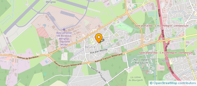 localisation de l'entreprise SCI DE LA CROIX BLANCHE  MERIGNAC