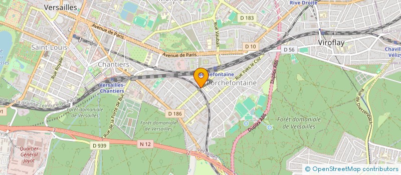 localisation de l'entreprise SCI DE LA CROIX BLANCHE à VERSAILLES