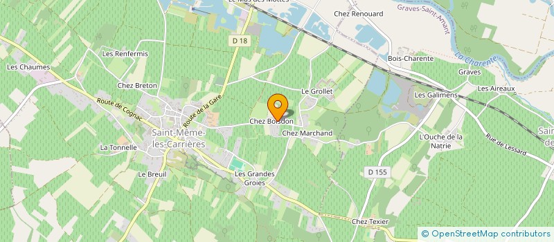 localisation de l'entreprise SCI DE LA CROIX BLANCHE à SAINT-MEME-LES-CARRIERES