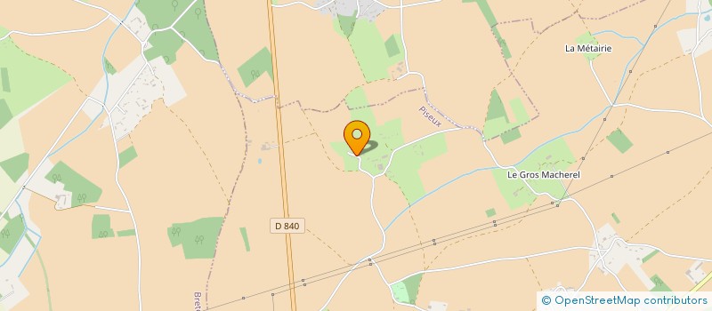 localisation de l'entreprise SCI DE LA CROIX BLANCHE  PISEUX