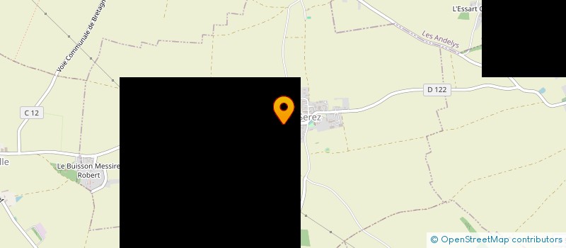 localisation de l'entreprise SCI DE LA CROIX BLANCHE  SEREZ