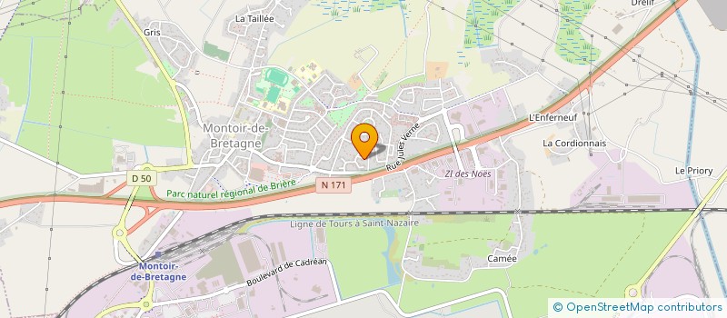 localisation de l'entreprise SCI DE LA CROIX CHEVALIER  PORNIC