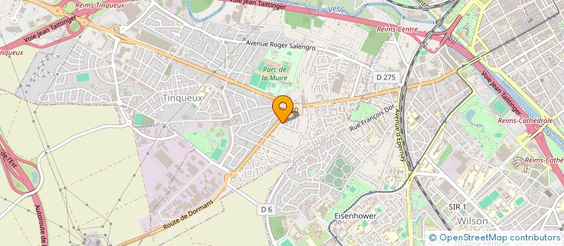 localisation de l'entreprise SCI DE LA CROIX D'ORMES  TINQUEUX