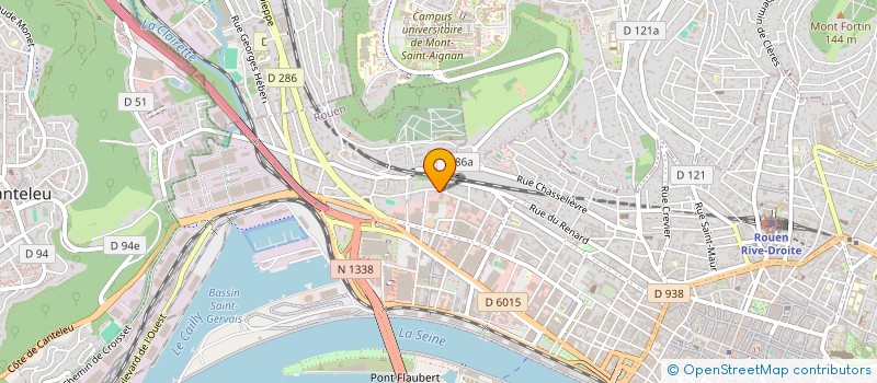 localisation de l'entreprise SCI DE LA CROIX D'YONVILLE  ROUEN