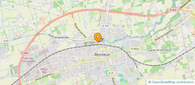 localisation de l'entreprise SCI DE LA CROIX DE FER  MONTEUX