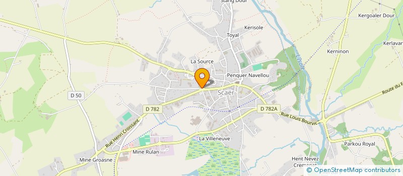 localisation de l'entreprise SCI DE LA CROIX DE MISSION  SCAER