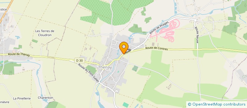 localisation de l'entreprise SCI DE LA CROIX DE PHAGES  LE CONTROIS-EN-SOLOGNE