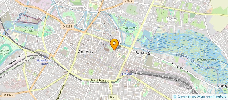 localisation de l'entreprise SCI DE LA CROIX DE PIERRE à AMIENS