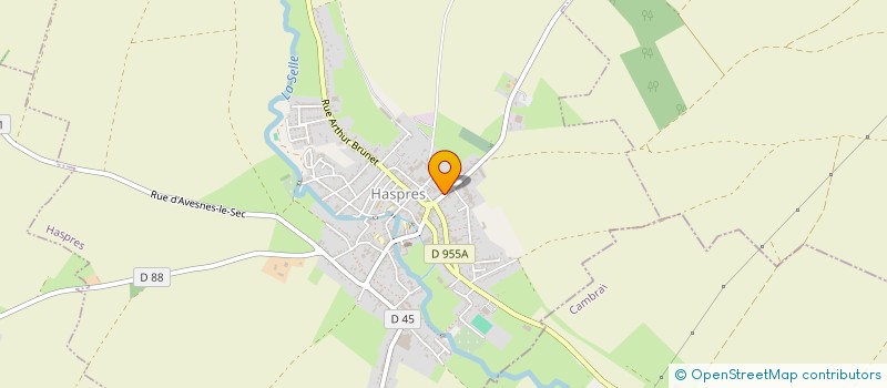 localisation de l'entreprise SCI DE LA CROIX DE PIERRE  HASPRES