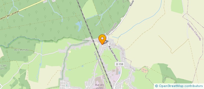 localisation de l'entreprise SCI DE LA CROIX DE PIERRE  FEIGNIES