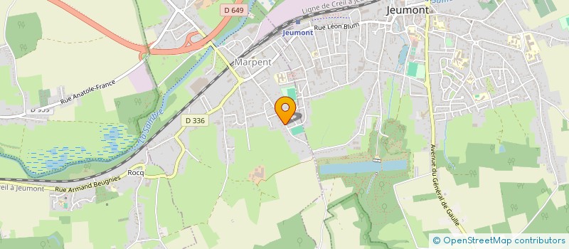 localisation de l'entreprise SCI DE LA CROIX DE PIERRE  MARPENT