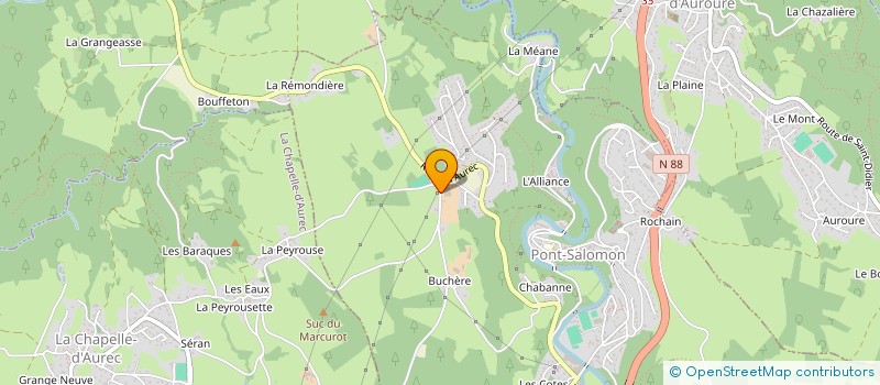 localisation de l'entreprise SCI DE LA CROIX DE TREVES  PONT-SALOMON