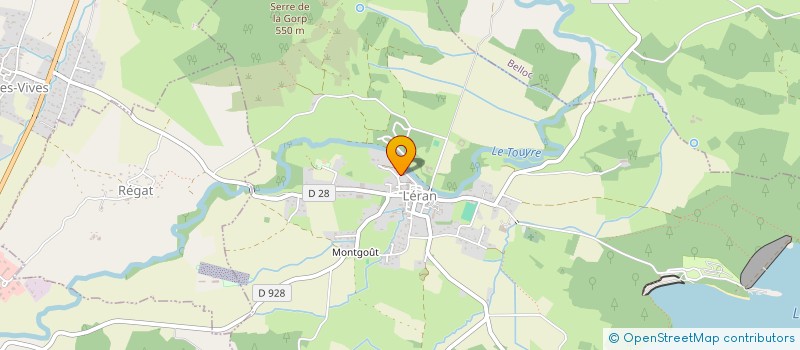 localisation de l'entreprise SCI DE LA CROIX DE VERNIOLLE à LIMBRASSAC