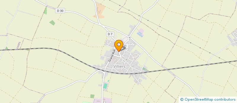 localisation de l'entreprise SCI DE LA CROIX DE VILLIERS  VILLIERS