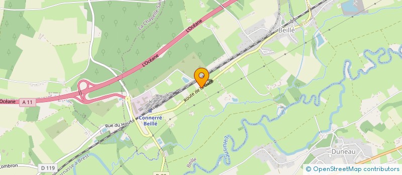 localisation de l'entreprise SCI DE LA CROIX DOUCE  CONNERRE