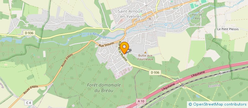 localisation de l'entreprise SCI DE LA CROIX DU BOURG  SAINT-ARNOULT-EN-YVELINES