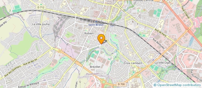 localisation de l'entreprise SCI DE LA CROIX DU CHAT à SAINT-BRIEUC