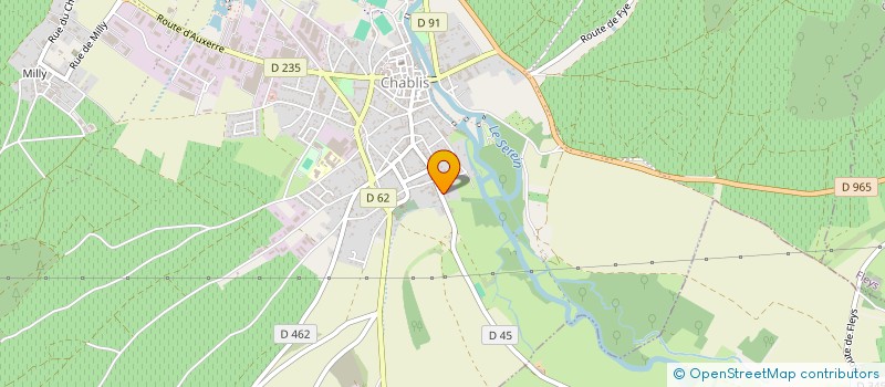 localisation de l'entreprise SCI DE LA CROIX DUCHE  CHABLIS