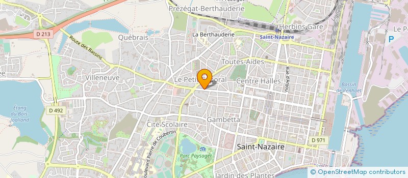 localisation de l'entreprise SCI DE LA CROIX FRAICHE  SAINT-NAZAIRE