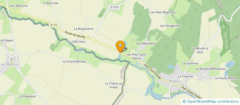 localisation de l'entreprise SCI DE LA CROIX GILBERT à MANOU