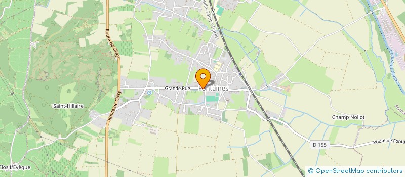 localisation de l'entreprise SCI DE LA CROIX GRATTE LOUP  FARGES-LES-CHALON