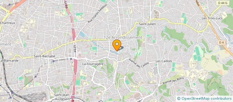 localisation de l'entreprise SCI DE LA CROIX HAUTE à MARSEILLE