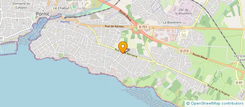 localisation de l'entreprise SCI DE LA CROIX JOSELLE  PORNIC