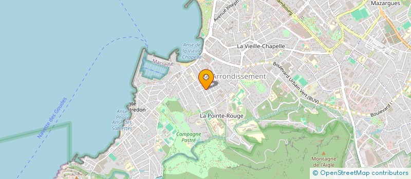 localisation de l'entreprise SCI DE LA CROIX NIVERT à MARSEILLE