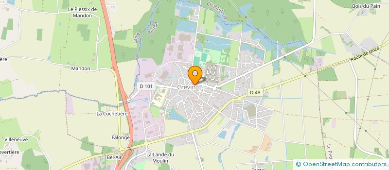 localisation de l'entreprise SCI DE LA CROIX ROBERT  CREVIN